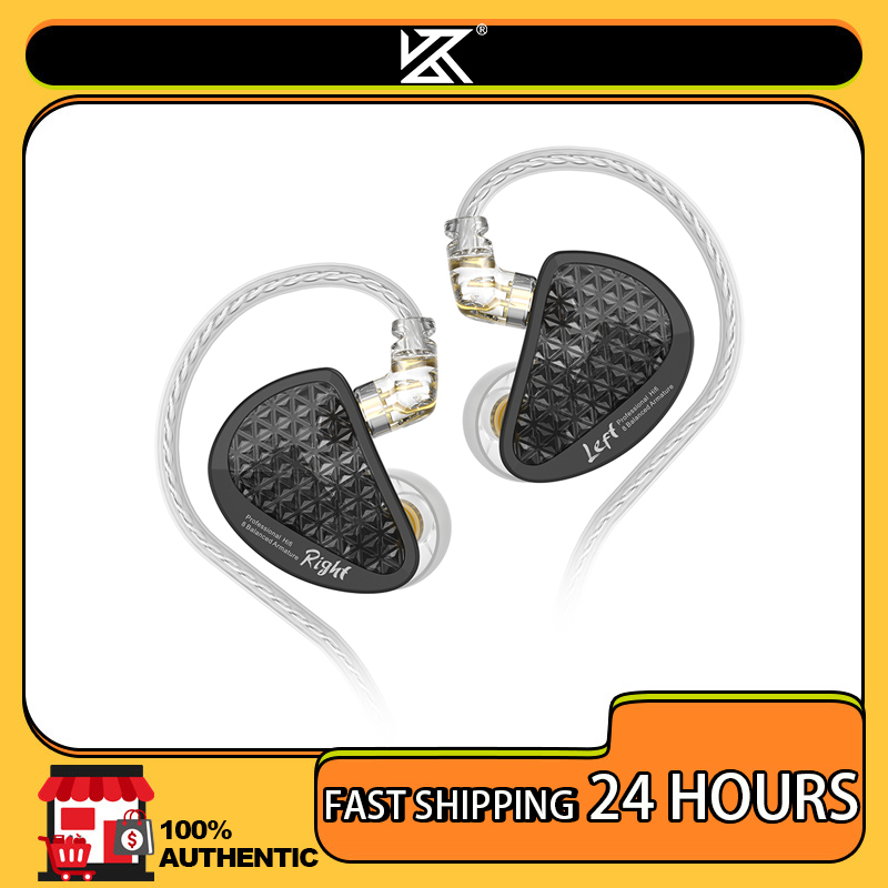 Planar Magnetic Iem Earphones - KZ AS16 Pro In Ear Wired