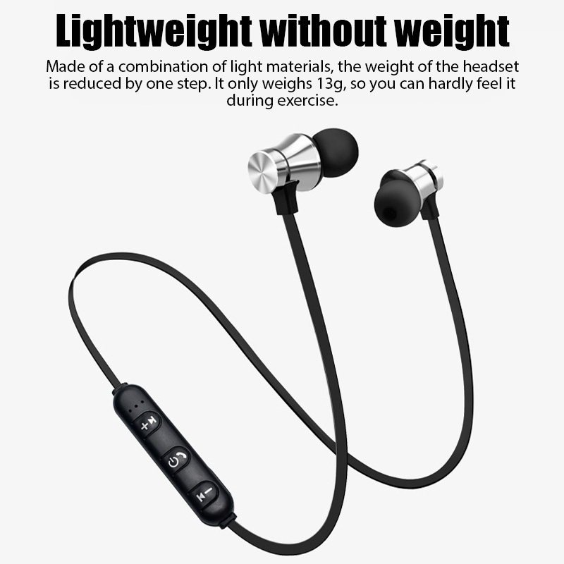 Magnetic Neckband Sports Earphones - XT11 Bluetooth 4.2 Wireless Earphone Sports