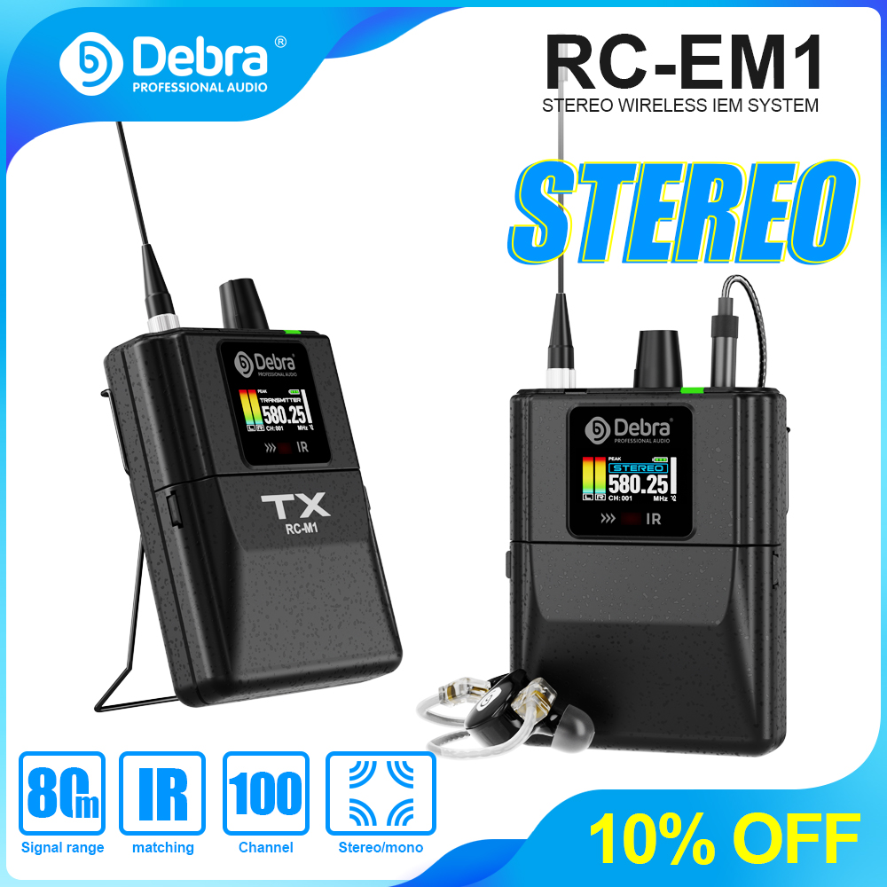 Debra Audio RC-EM1 UHF Stereo  - đánh giá và giá In Ear Monitors For Singers