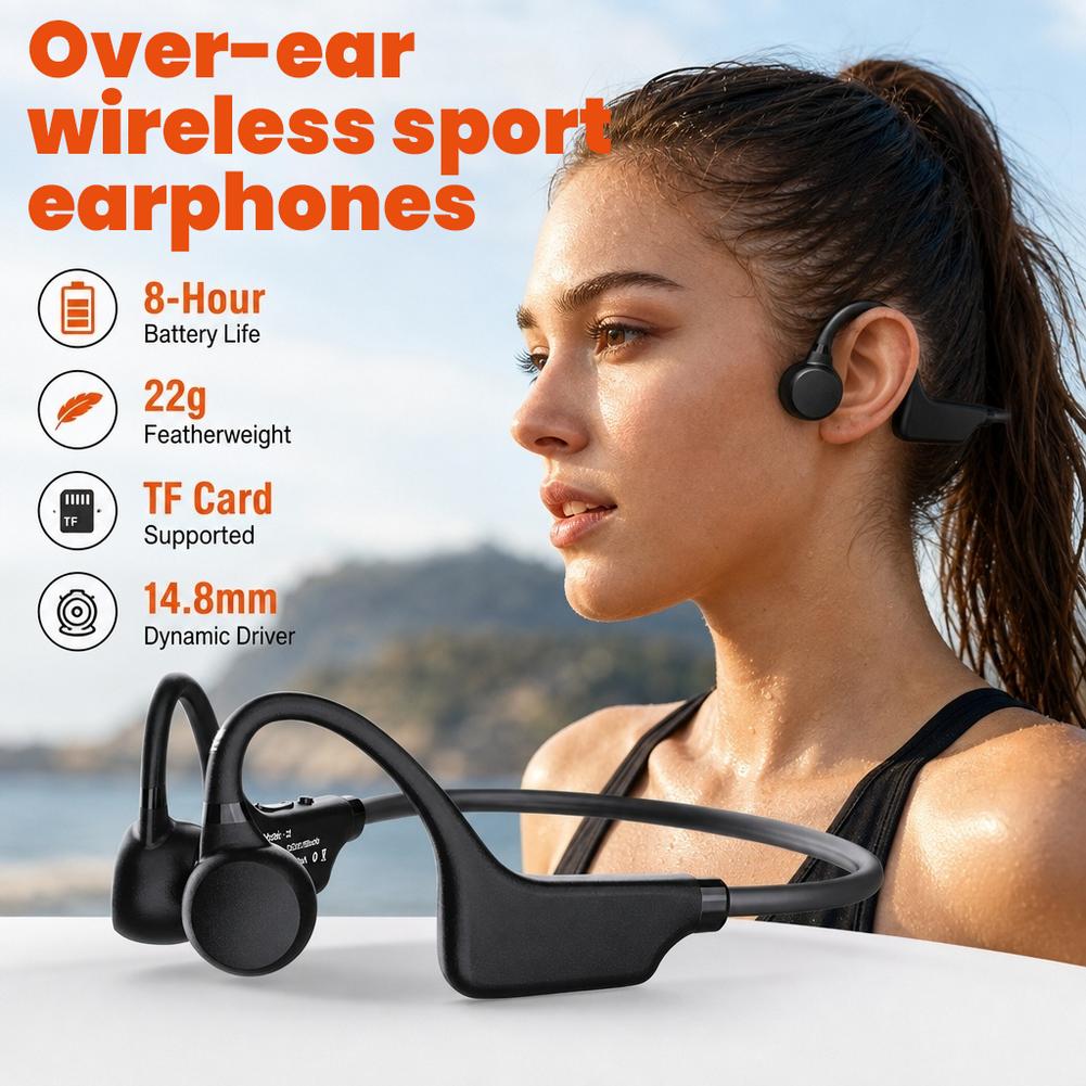 Bone Conduction Headphones Non - đánh giá và giá Bone Conduction Running Headphones