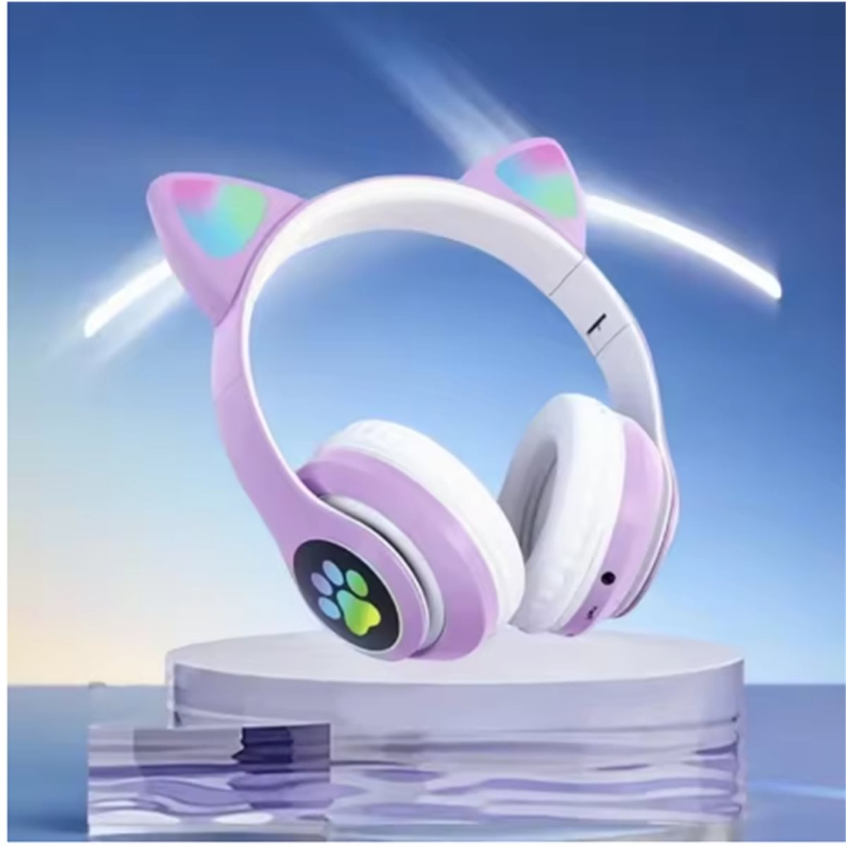 DT[Set of ]D1585-Cute Cat Ear  - đánh giá và giá Cat Ear Bluetooth Headset Led