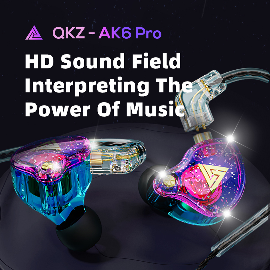 QKZ AK6 PRO Wired Earphones Hi - đánh giá và giá In Ear Monitors For Singers