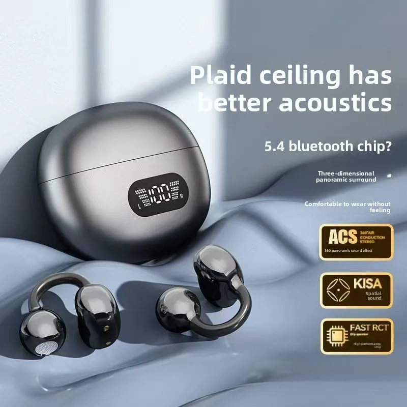 Bluetooth Earphones Clip-On Bo - đánh giá và giá Bone Conduction Running Headphones