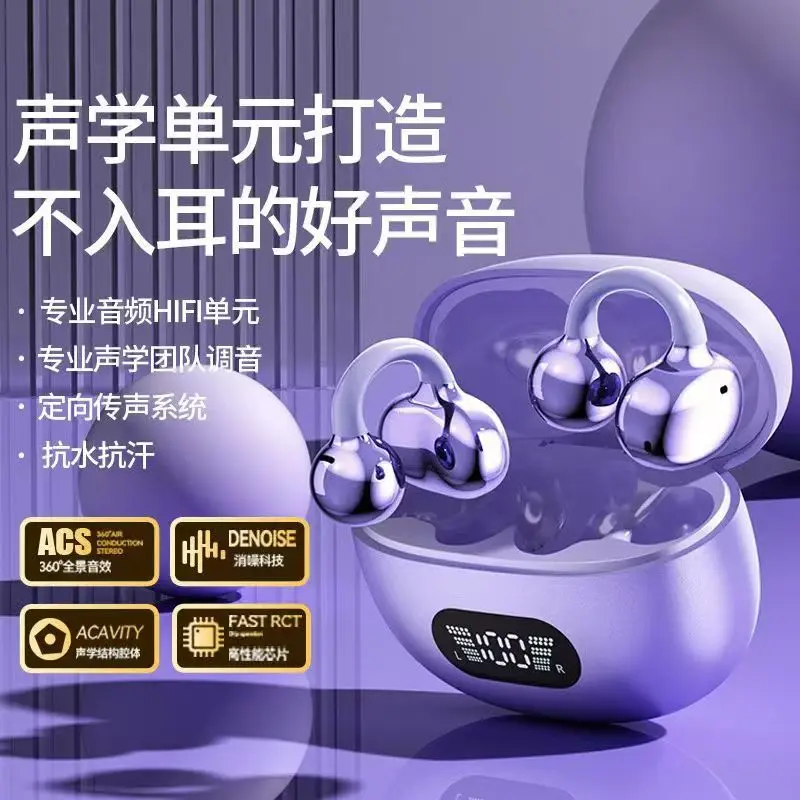 Bluetooth Earphones Clip-On Bo - đánh giá và giá Bone Conduction Running Headphones